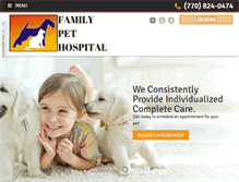 Tablet Screenshot of familypethospital.net